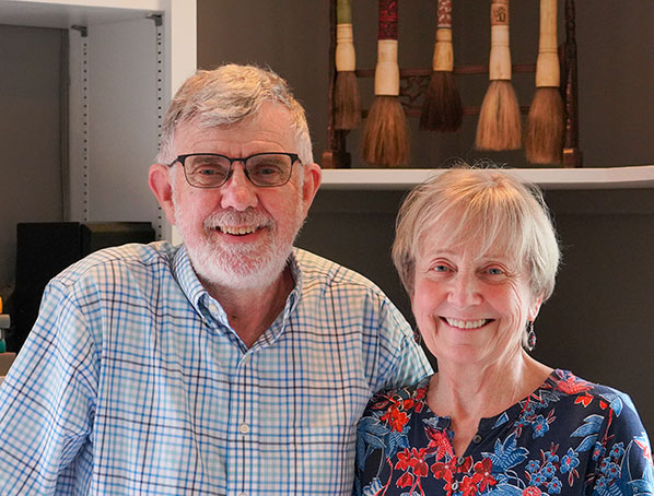 The Doorways Guests Marianne and Colin Giles