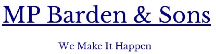 M.P. Barden & Sons