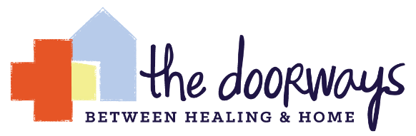 The Doorways logo and icon with the words 