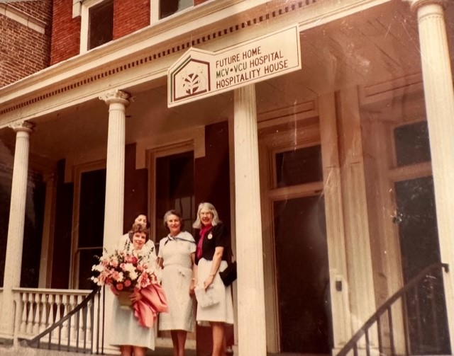 Group of Women Standing in front of Ziegler House