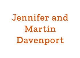 Jennifer and Martin Davenport