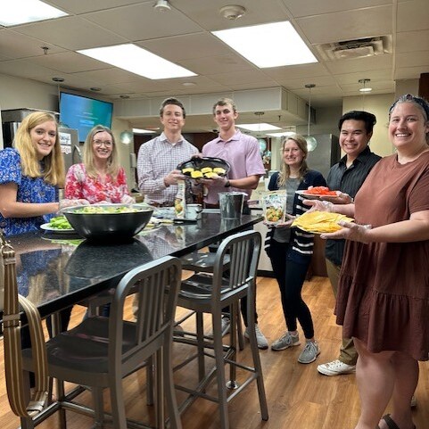 Group of Volunteers in Kitchen