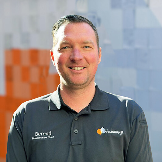 Berend Sarver, The Doorways Maintenance Chief