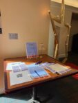 a table with name tags