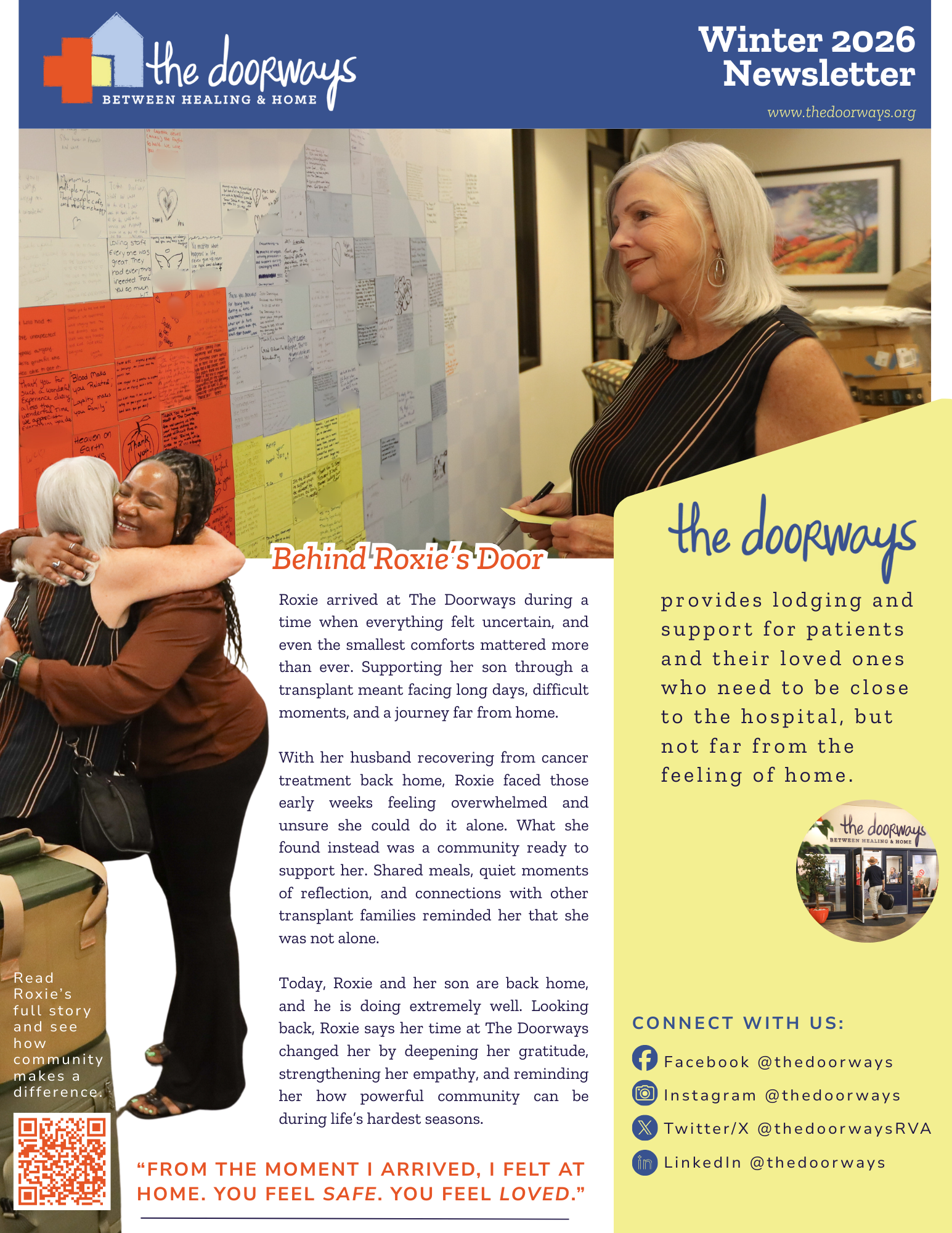 Winter 2026 Newsletter Cover