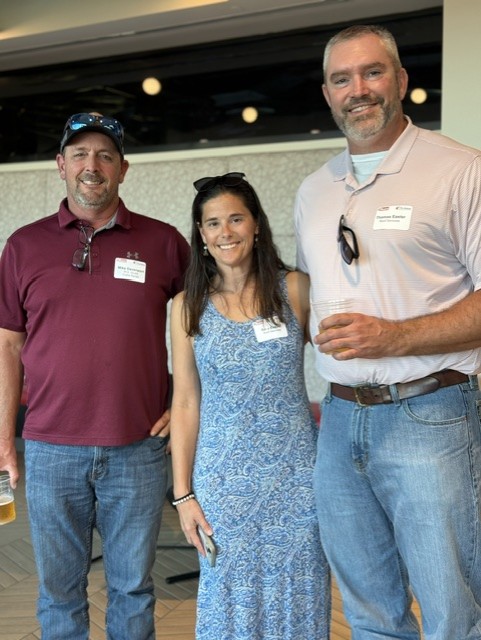 Smiling attendees at the 21st Annual Gilbane Restaurant Walk at CarMax Park