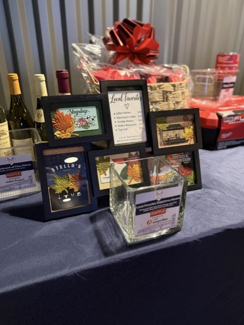 raffle prizes at the 21st Annual Gilbane Restaurant Walk at CarMax Park